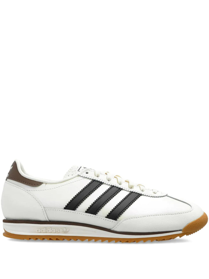 adidas Sl 72 Og Stripes Lace-Up Trainers — White — Size US M 3.5 - US W 5 — Front View