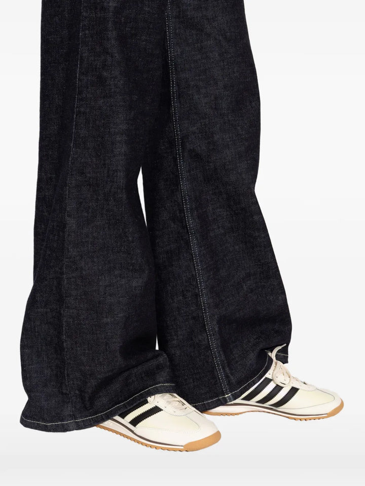 adidas Sl 72 Og Stripes Lace-Up Trainers — White — Size US M 3.5 - US W 5 — Top View