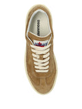 DSQUARED2 Rider Suede Low-Top — Brown — Size US M 3.5 - US W 5 — Top View