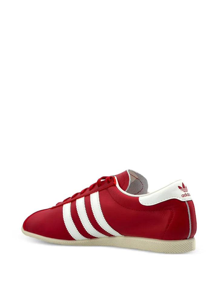 adidas Paris Stripes Lace-Up — Red — Size US M 3.5 - US W 5 — Back View