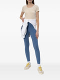 DSQUARED2 Suede Panel Lace-Up — White — Size US M 3.5 - US W 5 — Detail View