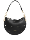 Coccinelle Small Sunup Pearl Detail Shoulder Bag — Same as shown — Size One Size — Front View