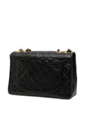 Chanel Pre Owned 1994 1996 Maxi Xl Classic Lambskin Single Flap Shoulder Bag — Same as shown — Size One Size — Back View
