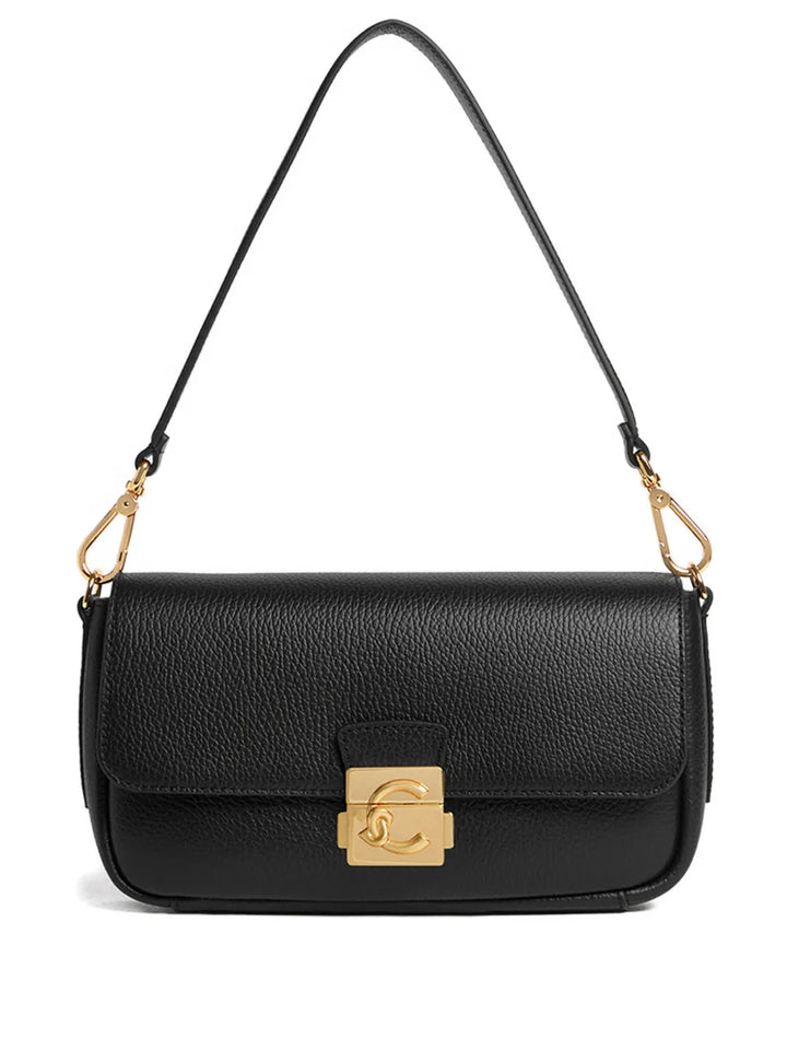 Coccinelle Medium C Me Lock Logo Shoulder Bag — Same as shown — Size One Size — Front View