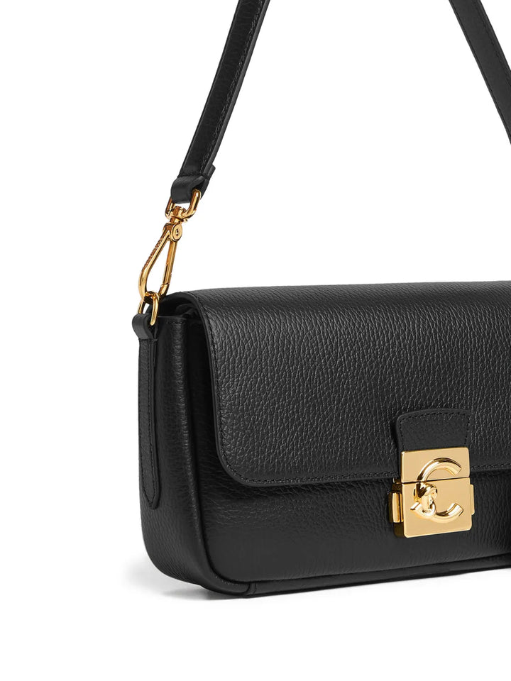 Coccinelle Medium C Me Lock Logo Shoulder Bag — Same as shown — Size One Size — Back View