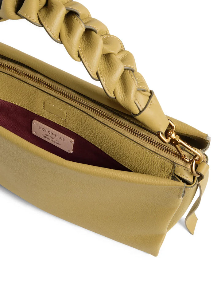 Coccinelle Medium Boheme Braided Handle Shoulder Bag — Same as shown — Size One Size — Back View