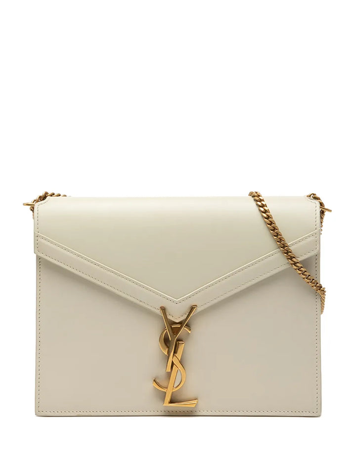 Saint Laurent Pre Owned 2018 Smooth Calfskin Monogram Cassandra Clasp Bag Shoulder Bag — Same as shown — Size One Size — Front View