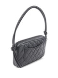Chanel Pre Owned 2003 2004 Cambon Line Quilted Leather Shoulder Bag — Same as shown — Size One Size — Side View