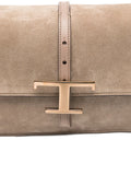 Tods Mini T Timeless Flap Shoulder Bag — Same as shown — Size One Size — Top View