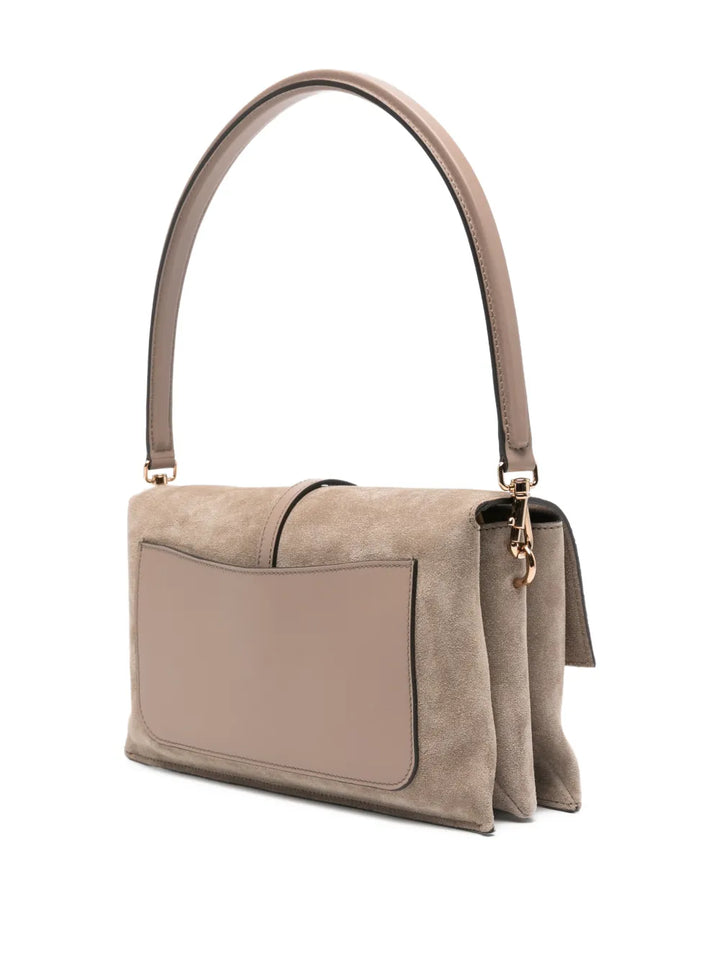 Tods Mini T Timeless Flap Shoulder Bag — Same as shown — Size One Size — Back View