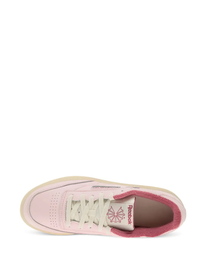 Reebok Club C 85 — Pink — Size US M 3.5 - US W 5 — Top View
