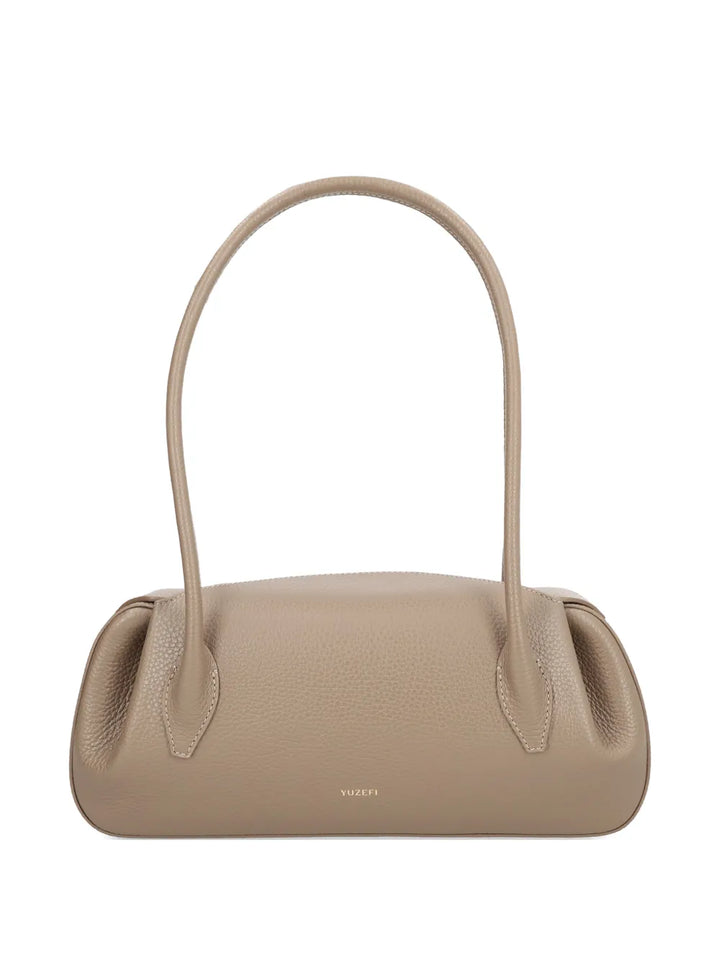 Yuzefi Oyster Gathered Shoulder Bag — Same as shown — Size One Size — Front View