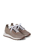 Brunello Cucinelli Sparkling Knit — Brown — Size US M 3.5 - US W 5 — Side View