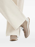 Brunello Cucinelli Sparkling Knit — Brown — Size US M 3.5 - US W 5 — Top View