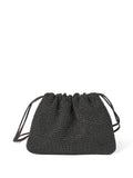 Brunello Cucinelli Net Embroidery Leather Soft Pochette — Same as shown — Size One Size — Back View