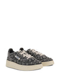 Autry Medalist Low Eyelet-Embellished — Black — Size US M 3.5 - US W 5 — Side View