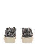 Autry Medalist Low Eyelet-Embellished — Black — Size US M 3.5 - US W 5 — Back View