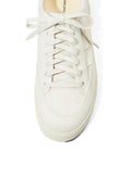 Osklen Cotton Lace-Up — White — Size US M 3.5 - US W 5 — Top View