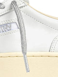 Autry Medalist Platform Leather — White — Size US M 3.5 - US W 5 — Detail View