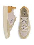 Autry Medalist Low Tri-Colour — White — Size US M 3.5 - US W 5 — Top View