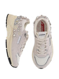 Autry Hyperway Embellished — White — Size US M 3.5 - US W 5 — Top View