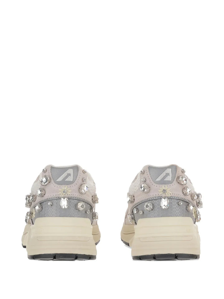 Autry Hyperway Embellished — White — Size US M 3.5 - US W 5 — Back View