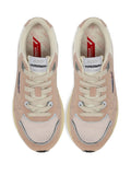 Autry Hyperway Suede Lace-Up — Beige — Size US M 3.5 - US W 5 — Top View