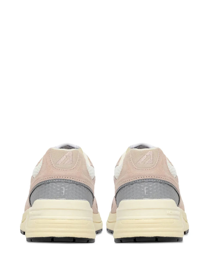 Autry Hyperway Suede Lace-Up — Beige — Size US M 3.5 - US W 5 — Back View