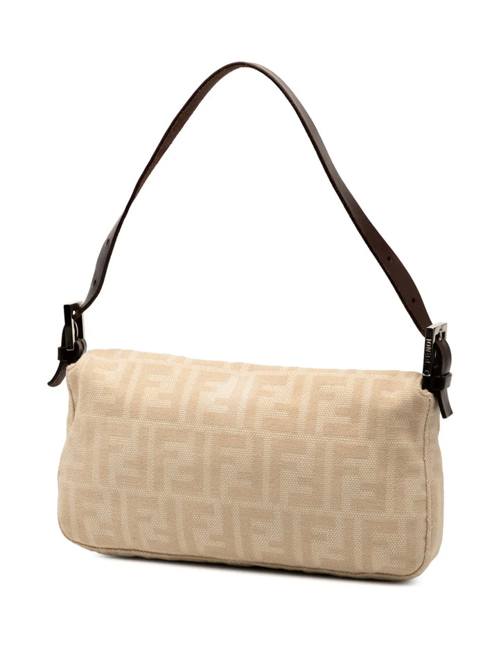 Fendi Pre Owned 20Th Century Zucca Canvas Baguette Shoulder Bag — Same as shown — Size One Size — Back View