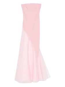 Vpm Atelier Linda Maxi Dress — Red/ Pink — Size XS — Front View