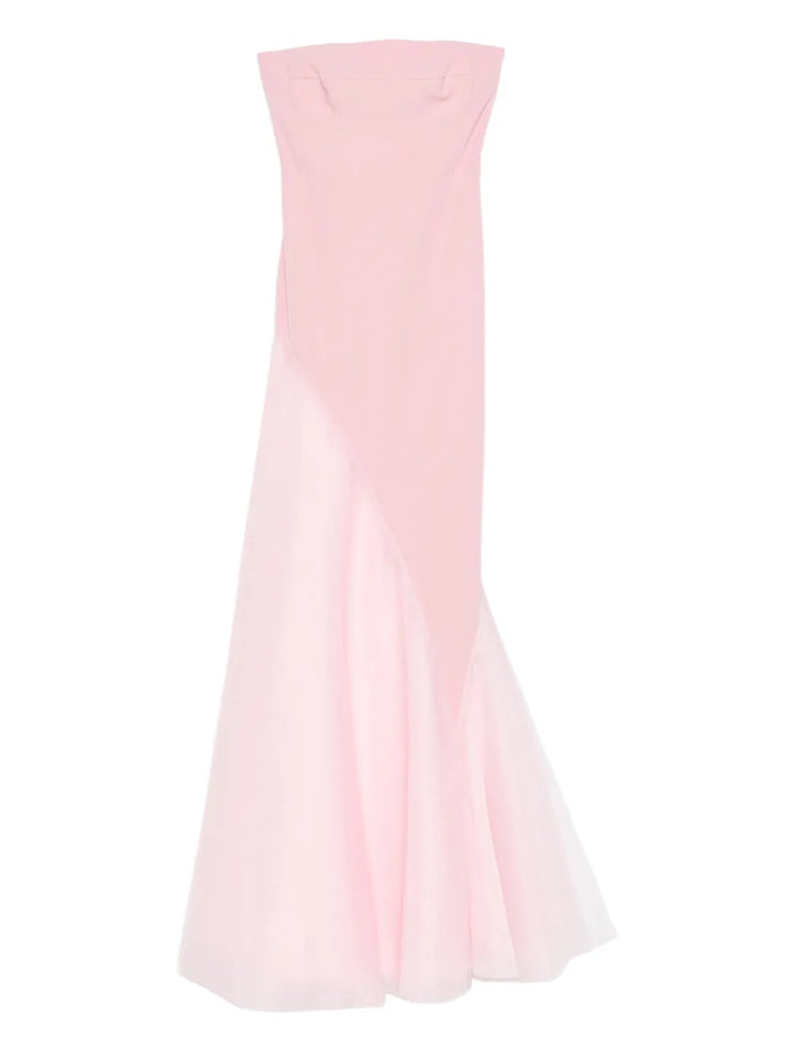 Vpm Atelier Linda Maxi Dress — Red/ Pink — Size XS — Front View