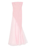 Vpm Atelier Linda Maxi Dress — Red/ Pink — Size XS — Front View