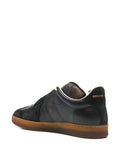 Officine Creative Panelled Lace-Up Low-Top — Black — Size US M 3.5 - US W 5 — Back View