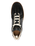 Officine Creative Panelled Lace-Up Low-Top — Black — Size US M 3.5 - US W 5 — Top View