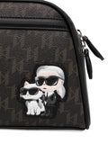 Karl Lagerfeld Ikon Monogram Shoulder Bag — Same as shown — Size One Size — Top View