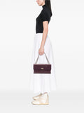 Chanel Pre Owned 2000 2002 Reissue 255 Chocolate Bar Lambskin Accordion Flap Shoulder Bag — Same as shown — Size One Size — Side View