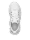 DKNY Logo-Embossed — White — Size US M 3.5 - US W 5 — Top View