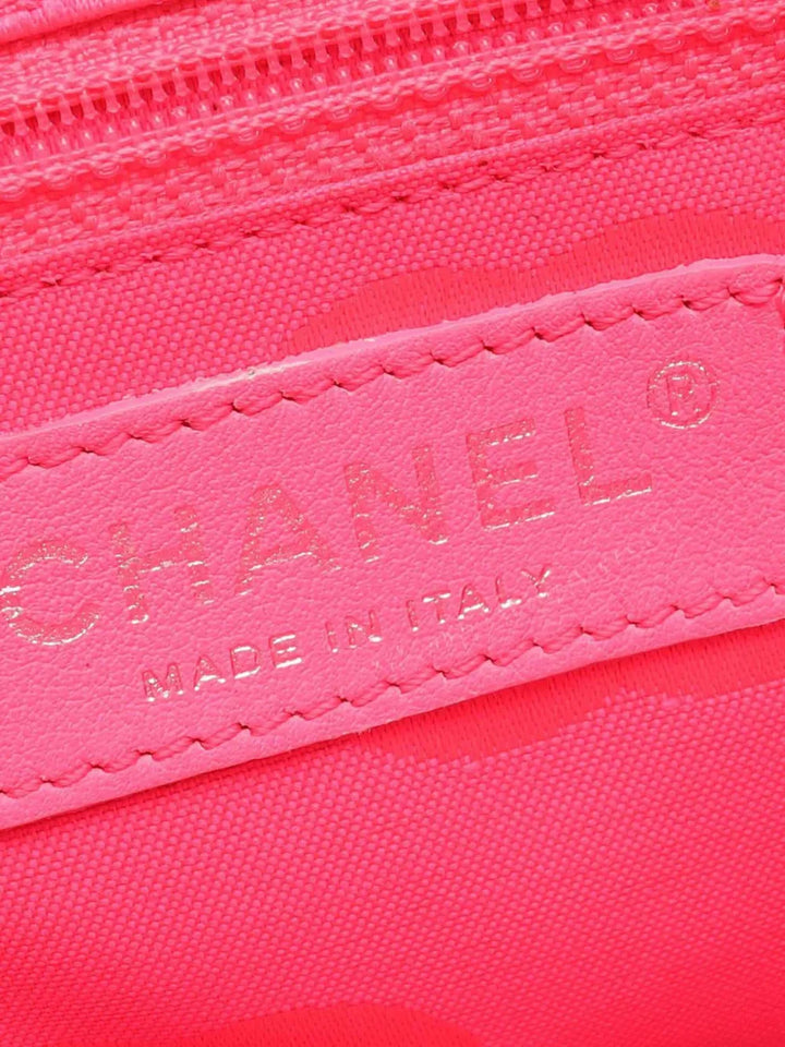Chanel Pre Owned 2003 2004 Small Lambskin Cambon Ligne Shoulder Bag — Same as shown — Size One Size — Detail View