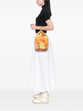 Hermes Pre Owned 2014 Silk Flamingo Party Sac Soie Cool 22 Bucket Bag — Same as shown — Size One Size — Side View