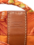 Hermes Pre Owned 2014 Silk Flamingo Party Sac Soie Cool 22 Bucket Bag — Same as shown — Size One Size — Lifestyle View