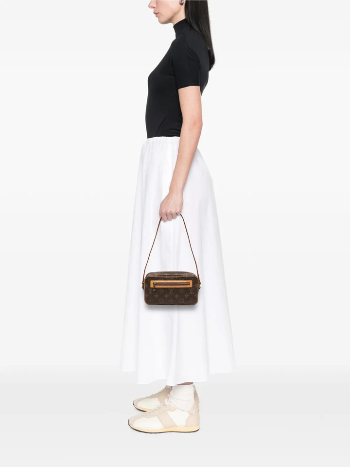 Louis Vuitton Pre Owned 1990 2020 Monogram Pochette Cite Shoulder Bag — Same as shown — Size One Size — Side View