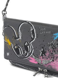 Zadigvoltaire X Humberto Cruz Rock Humberto Graffiti Shoulder Bag — Same as shown — Size One Size — Back View