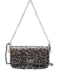 Zadigvoltaire Nano Rock Leopard Effect Shoulder Bag — Same as shown — Size One Size — Front View