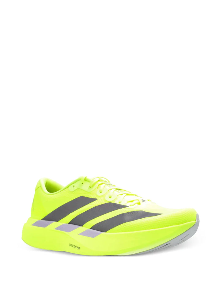 adidas Adizero Evo Sl Sneakers — Fluorescent Yellow — Size US M 7 - US W 8.5 — Side View