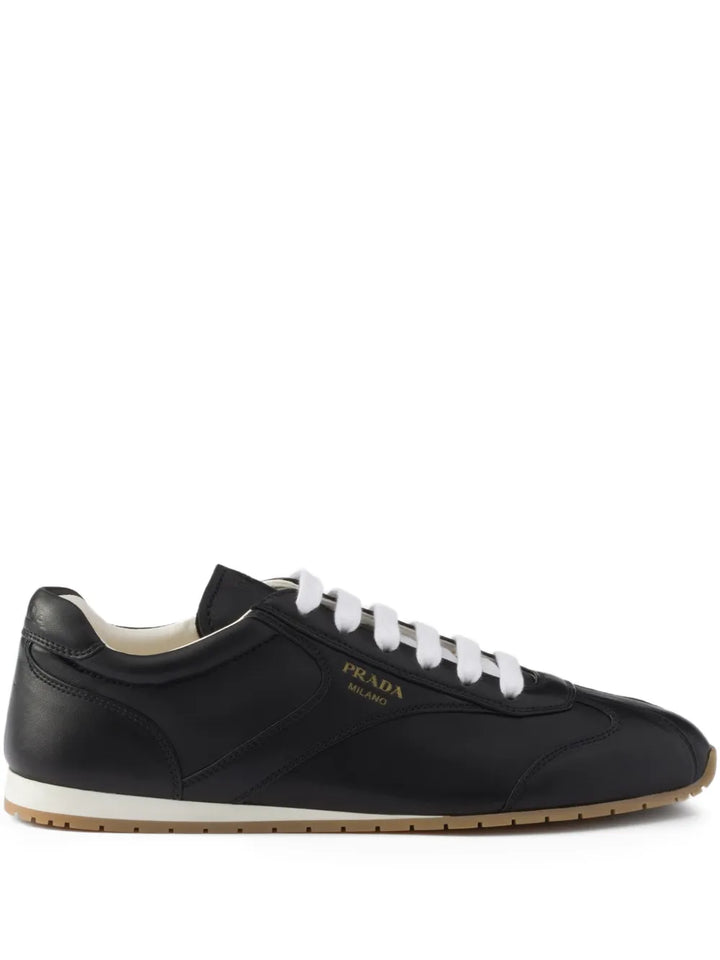 Prada Leather Lace-Up — Black — Size US M 3.5 - US W 5 — Front View