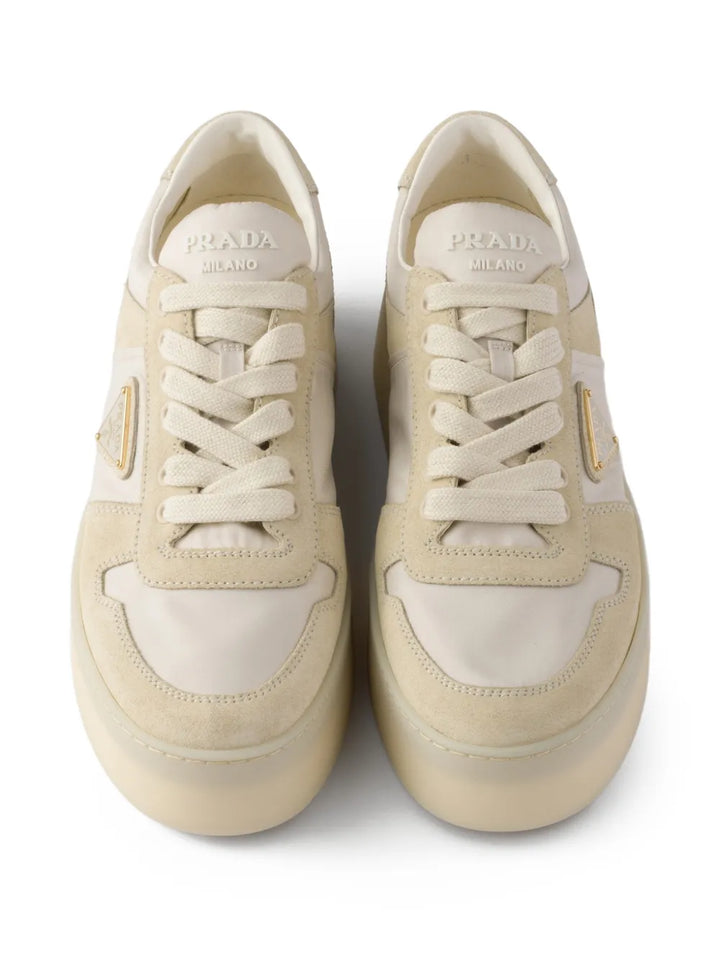 Prada Downtown Bold Platform — Beige — Size US M 3.5 - US W 5 — Top View