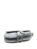 Christian Dior Pre Owned Saddle Handbag Velvet With Crystals Mini Shoulder Bag — Same as shown — Size One Size — Top View
