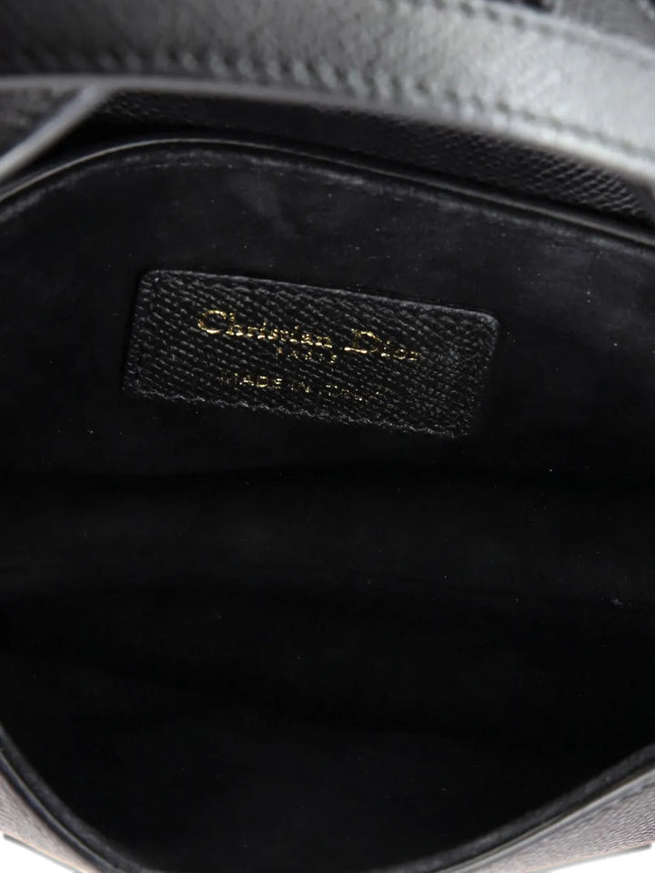 Christian Dior Pre Owned Saddle Handbag Leather Mini Shoulder Bag — Same as shown — Size One Size — Detail View