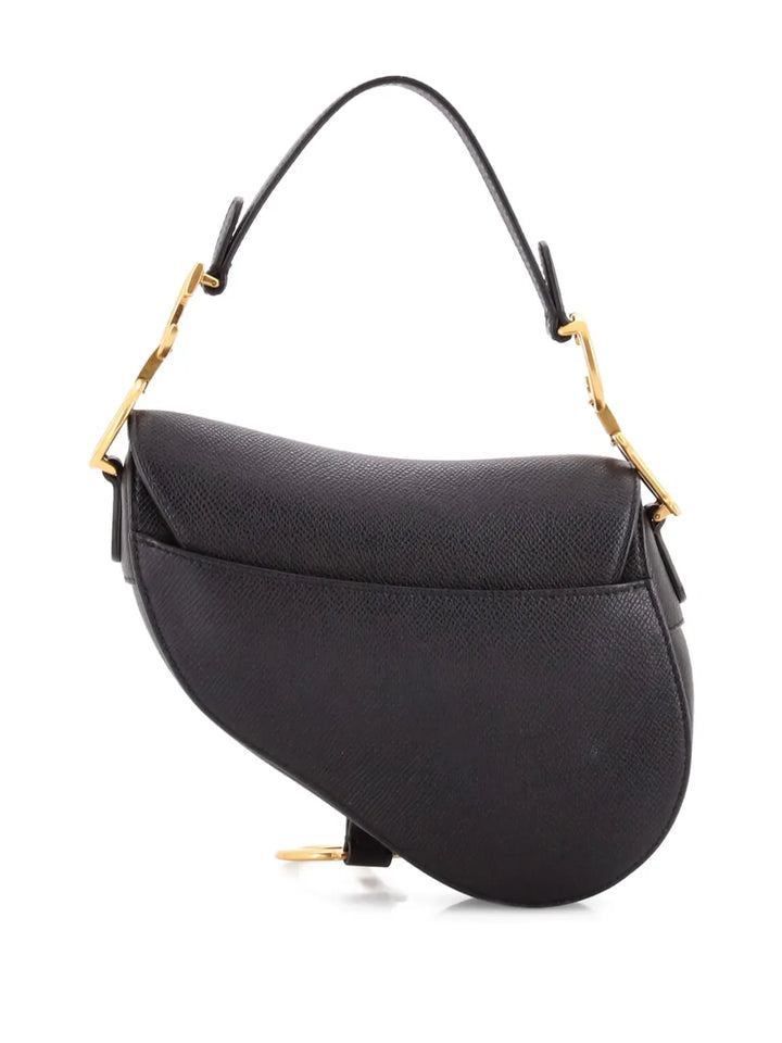 Christian Dior Pre Owned Saddle Handbag Leather Mini Shoulder Bag — Same as shown — Size One Size — Side View