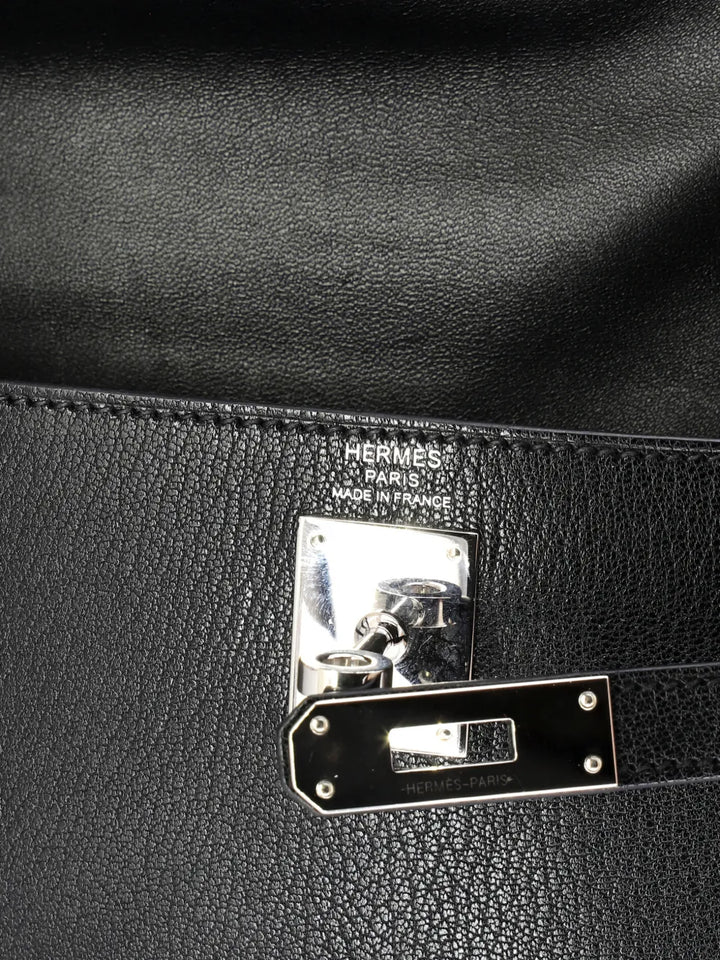 Hermes Pre Owned Kelly Elan Chevre Chamkila Shoulder Bag — Same as shown — Size One Size — Top View